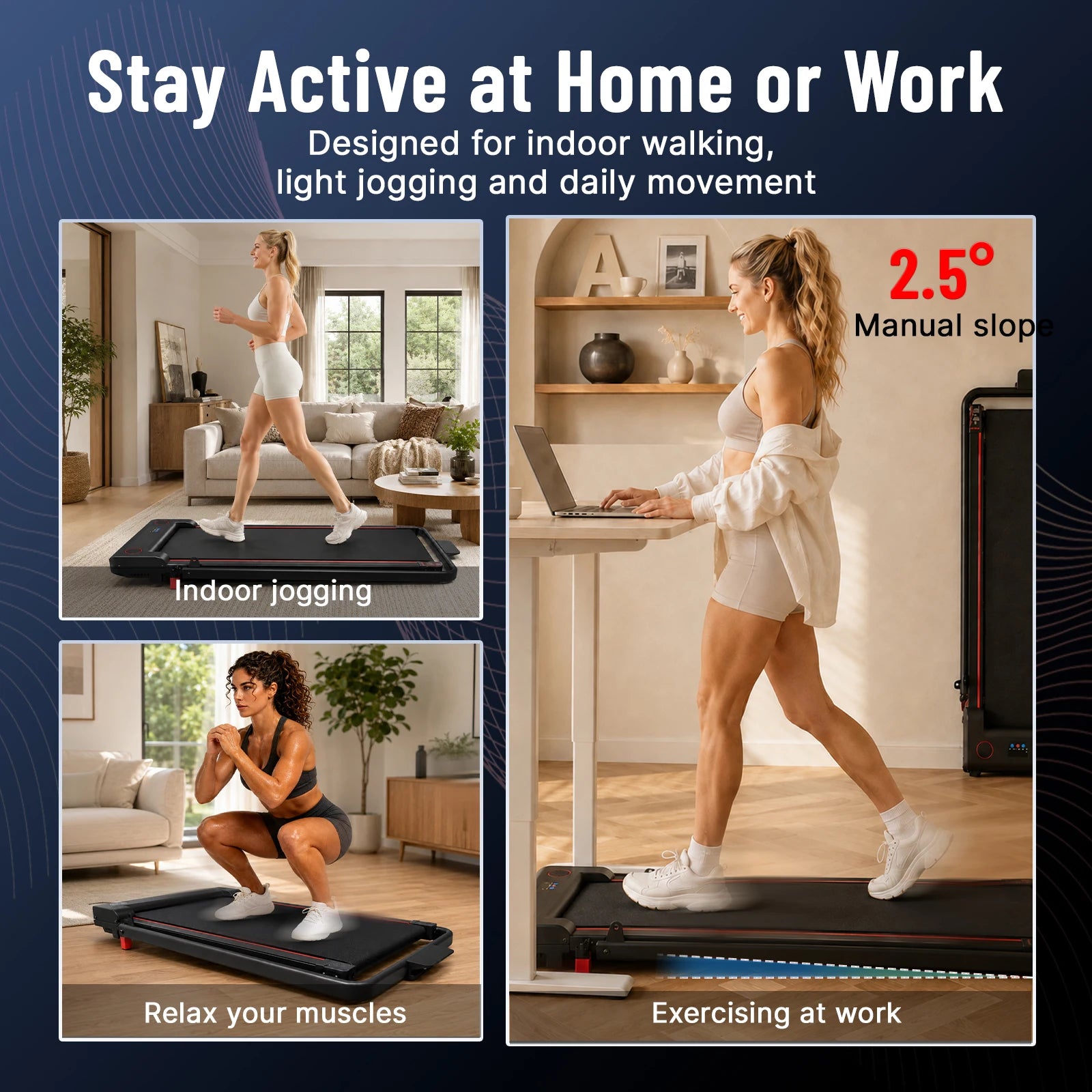 HomePace™ Pacecline 2 In 1 Walking Pad